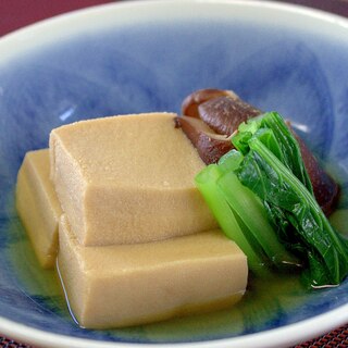 パパッと美味しい★高野豆腐の煮物【動画プラス】
